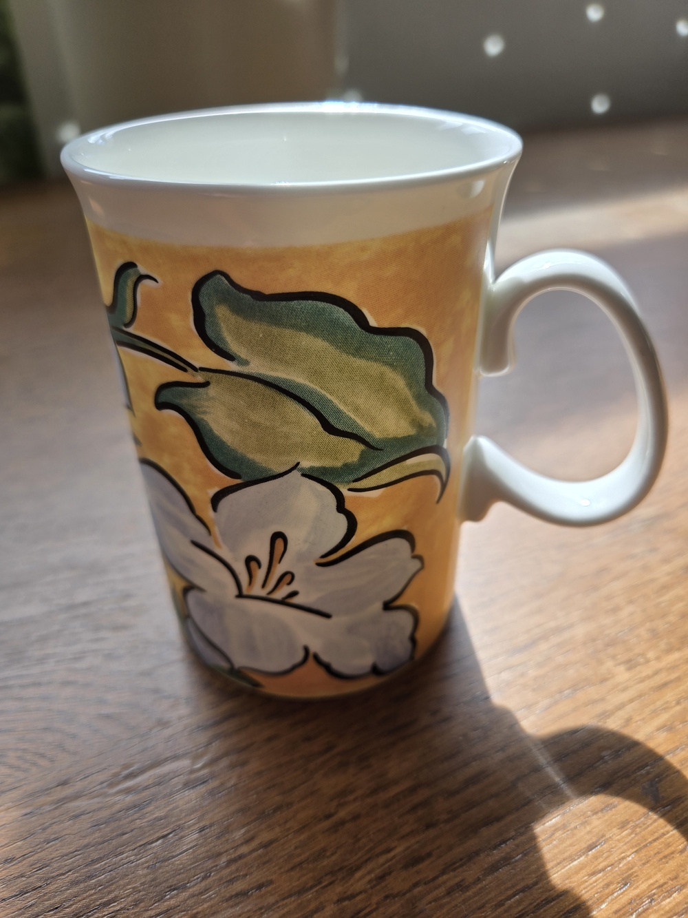 Birks Yellow Floral Fine Bone China Mug